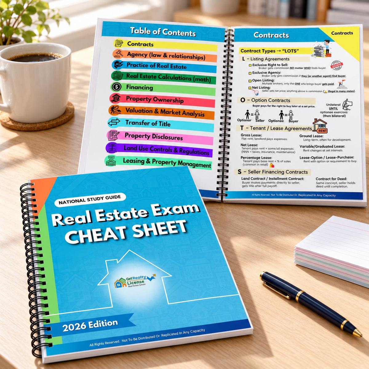 Real Estate Exam Cheat Sheet