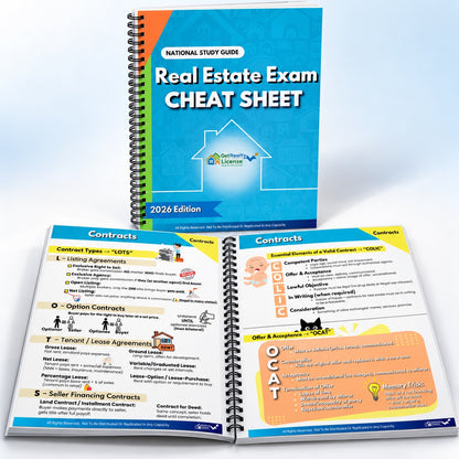 Real Estate Exam Cheat Sheet